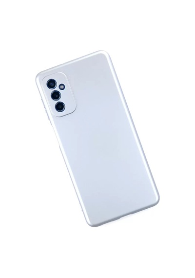 Newface Samsung Galaxy M52 5g Kılıf Nano İçi Kadife Silikon - Sky Blue Mavi