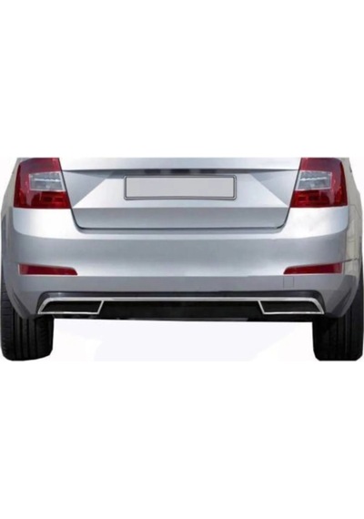 Skoda Octavia A7 Difüzör - Krom 3 Parça Sd 2013-2019