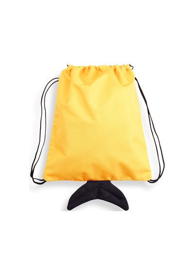 Denokids Shark Erkek Çocuk Sarı Sırt-plaj Çantası Çok Renkli