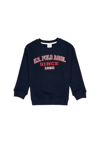 U.S. Polo Assn. Erkek Çocuk Açık Lacivert Bisiklet Yaka Sweatshirt 50313843-VR059