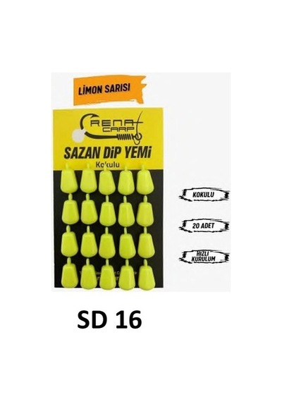 Renat Carp Sazan Dip Yemi Kokulu 20 Adet 16