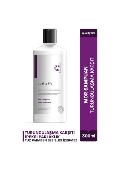 Ql Turunculaşma Karşıtı Mor Şampuan 300 ML