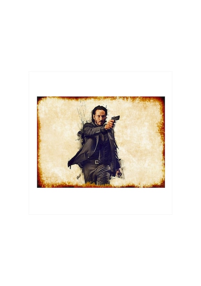 Bedeko John Wick Hediyelik Ahşap Tablo 50 Cm X 70 Cm