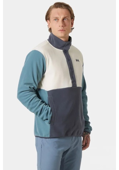 Helly Hansen Erkek Daybreaker Snap Polar Sweatshirt Mavi