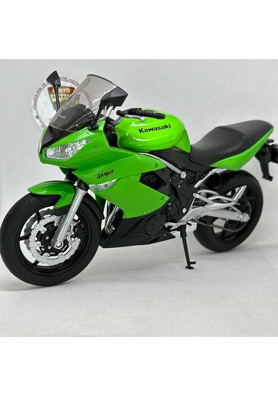 Kawasaki Ninja 650r 1:10 Diecast Lisanslı Motosiklet Model 22 Cm Koleksiyonluk & Biblo Maket