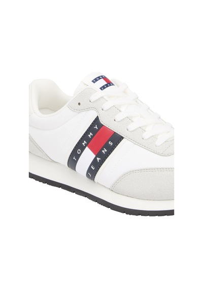 Tommy Hilfiger Erkek Tjm Core Classic Runner Spor Ayakkabı-13285 Beyaz