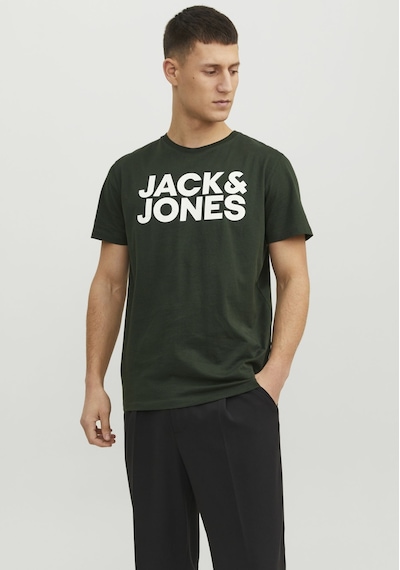 Jack & Jones Bisiklet Yaka Logo Baskili Tisört Corplogo 12151955 Mountain View Jack & Jones Bisiklet Yaka Logo Baskili Tisört Corplogo 12151955 Mountain View