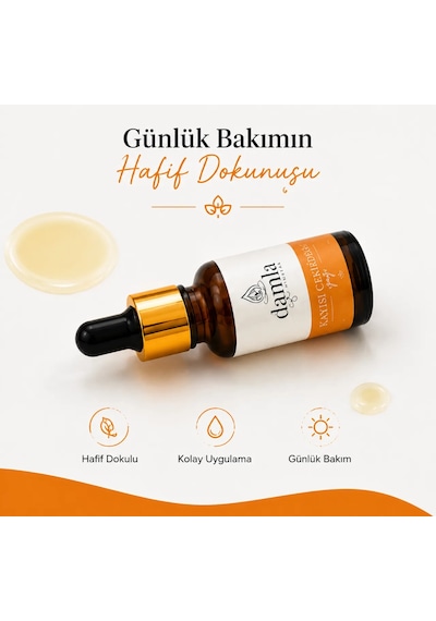 Biodamla Natural Kayısı Çekirdeği Yağı 20 Ml
