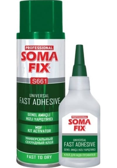Somafix 25 Gr Hızlı Yapıştırıcı Set + 100 Ml Aktivatör Somafıx.s661