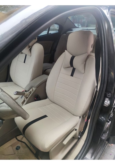 Renault Fluence 2010 2016 Uyumlu Arka Sırt Arka Oturma 2+1 Arka Sırt Kolcaklı Model Komple Krem Deri