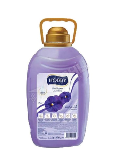 2 Adet Hobby Mor Romantik Sıvı Sabun Gliserinli 3 Lt