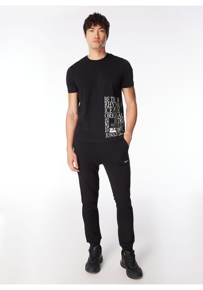 İce Play Siyah Erkek Eşofman Altı 24eu1m0b011p417 Jersey Trousers