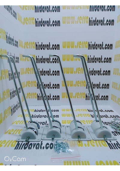 Serrahırdavat Yer Sofrası Ayağı 4'Lü Katlanılabilir Ayak Kısmı Metaldir