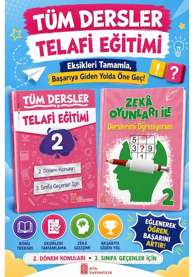 2. Sınıftan 3.sınıfa Geçenler İçin Tüm Dersler Telafi Eğitimi + Zeka Oyunları İle Derslerimi Öğreniyorum