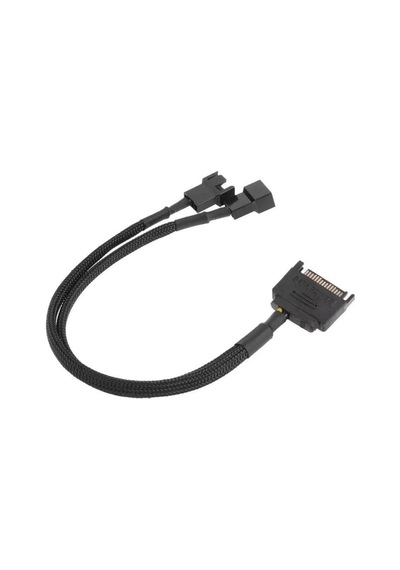 SATA Power To 2 Port Y 2 Pin Fan Çevirici PWM Çoklayıcı Splitter