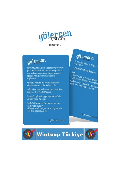 Oyun Eğlenceli Kız Erkek Grup Arkadaş Ortamı Komik Görev Ceza Kart Oyunu Gülersen İçersin-klasik 2