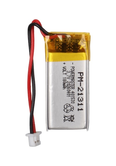 Powermaster Pm-21311 3.7v 180mah 401530 3.5mm Soketli Lityum Polimer Li-po Batarya Şarj Edilebilir Pil