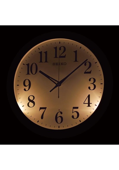 Seiko Qxa776k Plastik Kasa Otomatik Işıklı Sensörlü Dekoratif Analog Duvar Saati Çok Renkli