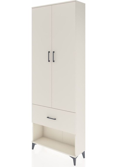Arges Dolap Tek Raflı Tek Çekmeceli Tek Askılı 88x30x243 Ayta... Aytaşı