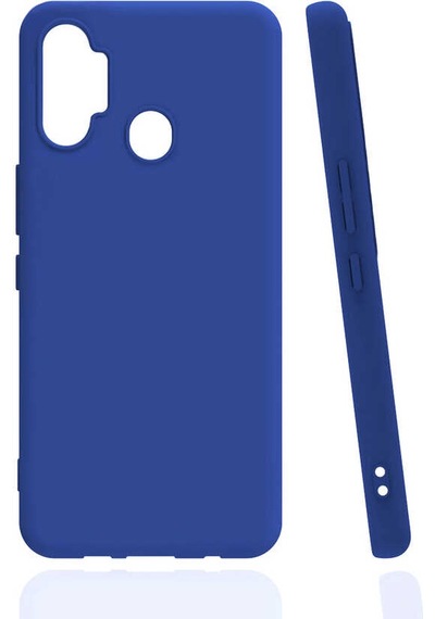 Tecno Spark 7 Pro Kılıf Biye Silikon - Mavi Mavi Mavi