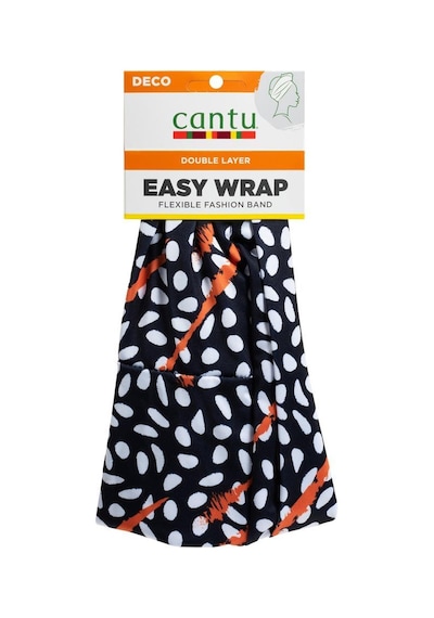 Cantu Desenli Saç Bandı Beyaz-Siyah