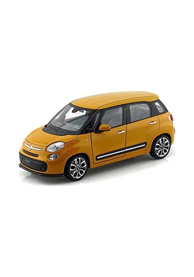 Welly Koleksiyon 1 / 24 Ölçek Fiat 500l Sarı Model Metal Araba