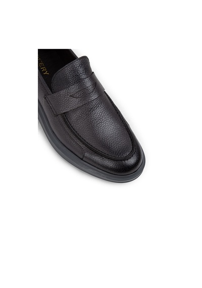 Deery Hakiki Deri Gri Erkek Comfort Loafer Ayakkabı - 01564mgrıp14 Gri