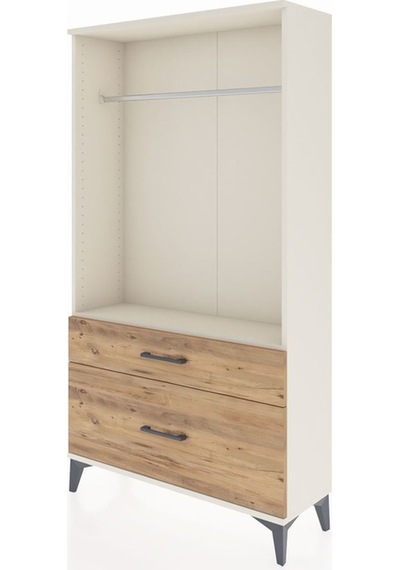 Arges Dolap Tek Raflı 2 Çekmeceli Tek Askılı 88x30x163 Aytaşı-çam Aytası Arges Dolap Tek Raflı 2 Çekmeceli Tek Askılı 88x30x163 Aytaşı-çam Aytası