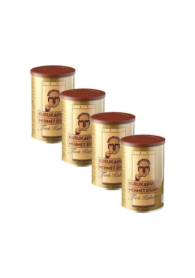 Kurukahveci Türk Kahvesi 250 Gr Teneke 4 Adet Diğer