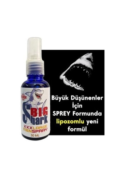 Asimox Bigshark Xxx Large Men Spray 30ml-penııs Büüyütüücü Spray Lipozomlu Formül