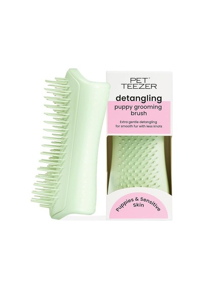 Tangle Teezer Pet Puppy Brush Grooming Green Köpek Bakım Fırçası