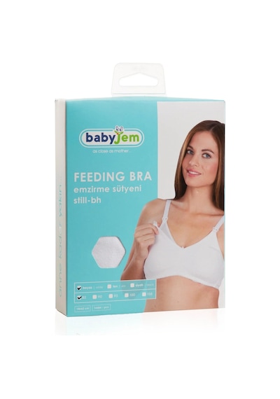 Babyjem Anne Emzirme Sütyeni 85 Beden Ten %100 Pamuk
