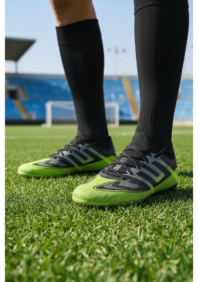 Mkp-252-149 M Siyah-gümüş Erkek Halı Saha Ayakkabısı Playup Siyah - Gümüş