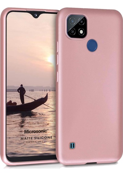 Microsonic Matte Silicone Realme C21 Kılıf