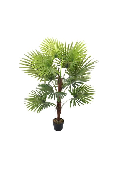Yapay Ağaç Palmiye Ağacı 155cm Fanpalm Ağacı 12 Yaprak