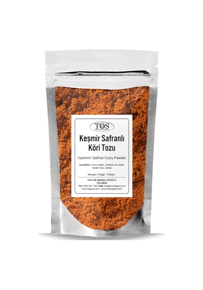 Tos The Organic Spices Keşmir Safranlı Köri Tozu 100 G