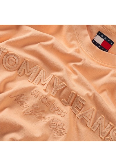Tommy Hilfiger Tjm 90s New Classıcs Ss Tee Erkek Turuncu T-shirt - Dm0dm22545