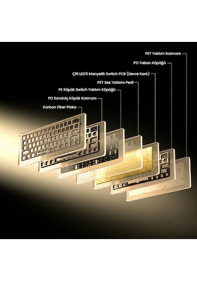 Aula Ag60 Pro Alüminyum Manyetik Klavye Hall Effect Aether Switch 8000hz Rgb Tkl Hot Swap Oyuncu Klavyesi Şeffaf