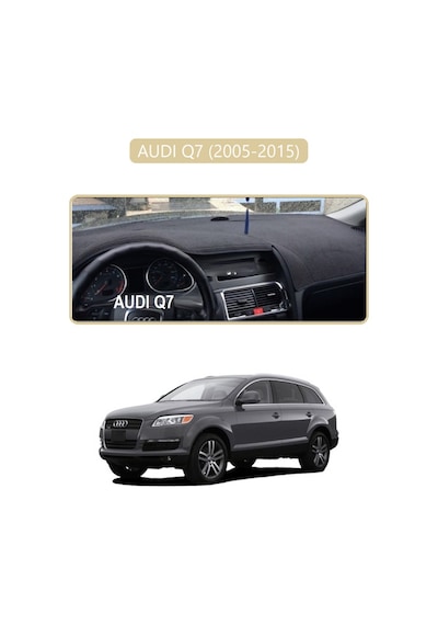 Audı Q7 2005-2015 Torpido Koruma Halısı Bej Kenar