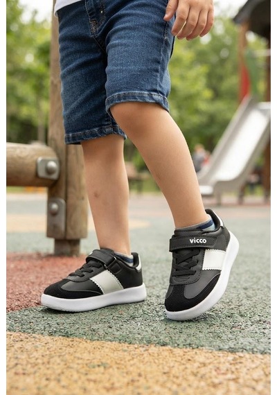 Vicco Flex Siyah Anatomik Rahat Sneaker Çocuk Ayakkabı 346.f26k.263