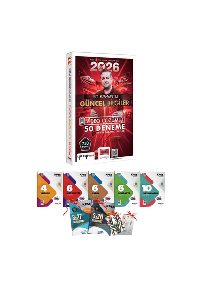 2026 Kpss Yargı En Kapsamlı Güncel Bilgiler 50 Deneme Çözümlü Ve 7li Branş Denemesi Özgür Özkınık
