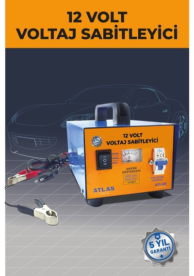 Atlas Voltaj Sabitleme Cihazı 12 Volt 5 Yıl Garanti