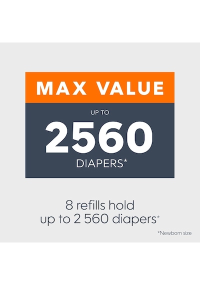 Diaper Genie Essentials Yuvarlak Yedek 8'li Paket / 2560'a Kadar Yenidoğan Bezi Tutar / Kokusuz Sürekli Film İçerir Diğer Diaper Genie Essentials Yuvarlak Yedek 8'li Paket / 2560'a Kadar Yenidoğan Bezi Tutar / Kokusuz Sürekli Film İçerir Diğer