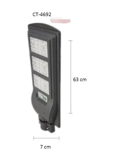 Tr Cata Ct-4692 90w Solar Sokak Armatürü Beyaz Işık
