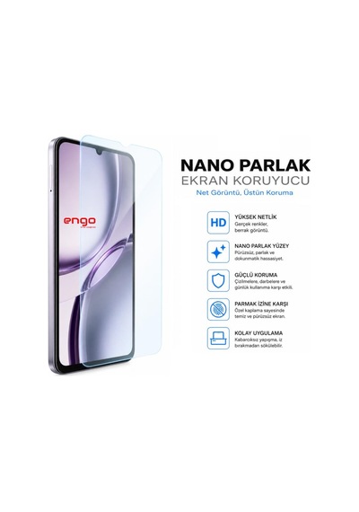 Tecno Spark Go 3 Ekran Koruyucu 9h Nano Parlak 6.75 İnç