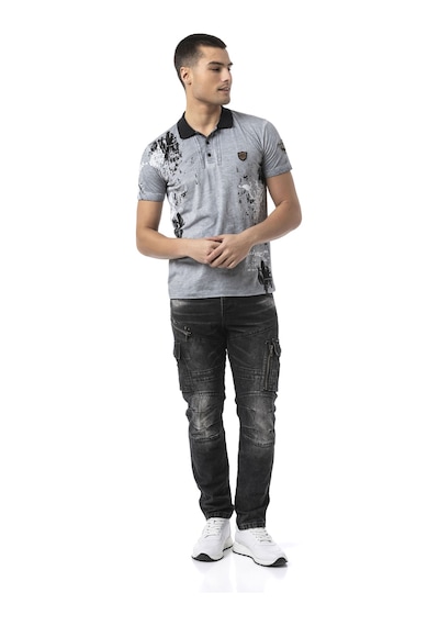 Ct798 Men S Graphic Impact Statement Tee Grey