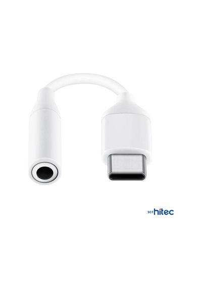 Schitec Usb-c To Headphone Jack Apple Uyumlu iPhone 15 Dönüştürücü Adaptör Beyaz Uc11