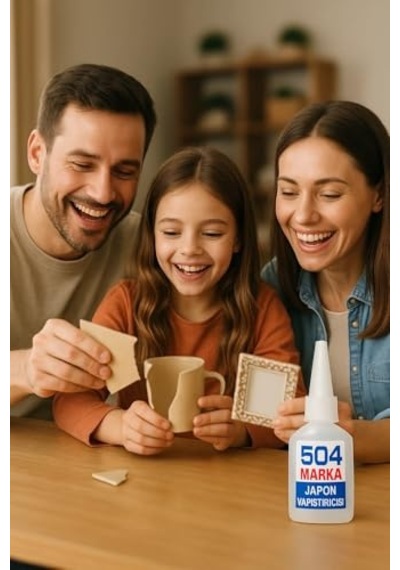 504 Süper Japon Yapıştırıcısı, 20 Gr, Ultra Jel, Ahşap, Mdf, Plastik, Metal, Cam, Kauçuk, Deri İçin Hızlı Kuruyan, Endüstriyel Yapıştırıcı, Ekonomik