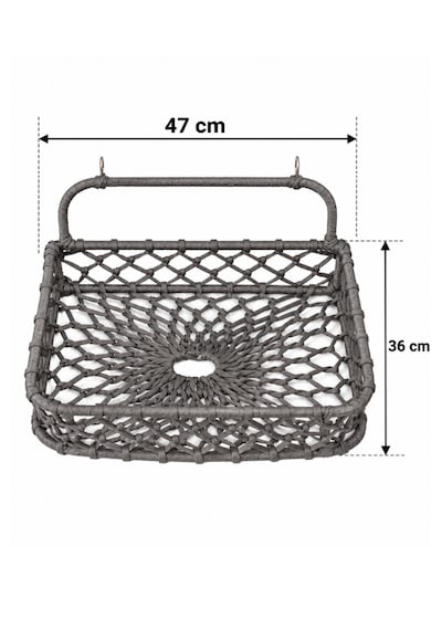Reyo Tasaryum 48x35 Cm Kedi Köpek Kalorifer Yatağı, Radyatöre Asılan Kedi Hamağı, Puf Minderli El Yapımı Evcil Hayvan Yatağı Füme