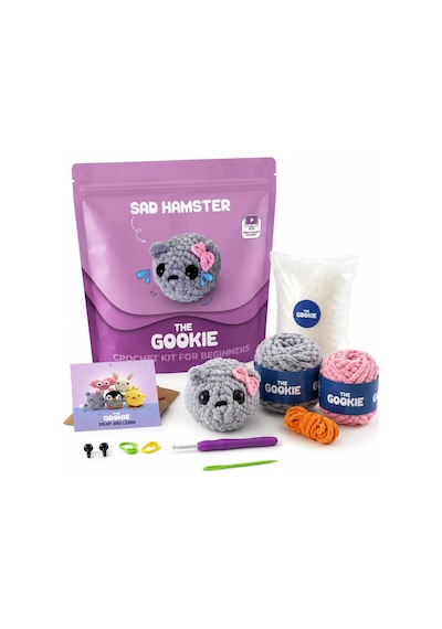 Hamster Amigurumi Tığ Kiti Örgü Seti Diğer